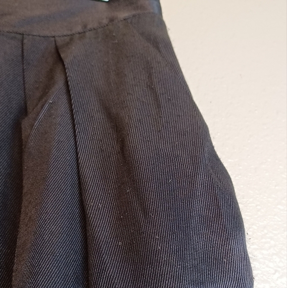 MARIA CHER Classic Black Pleated Office Mini Skirt - Picture 14 of 16
